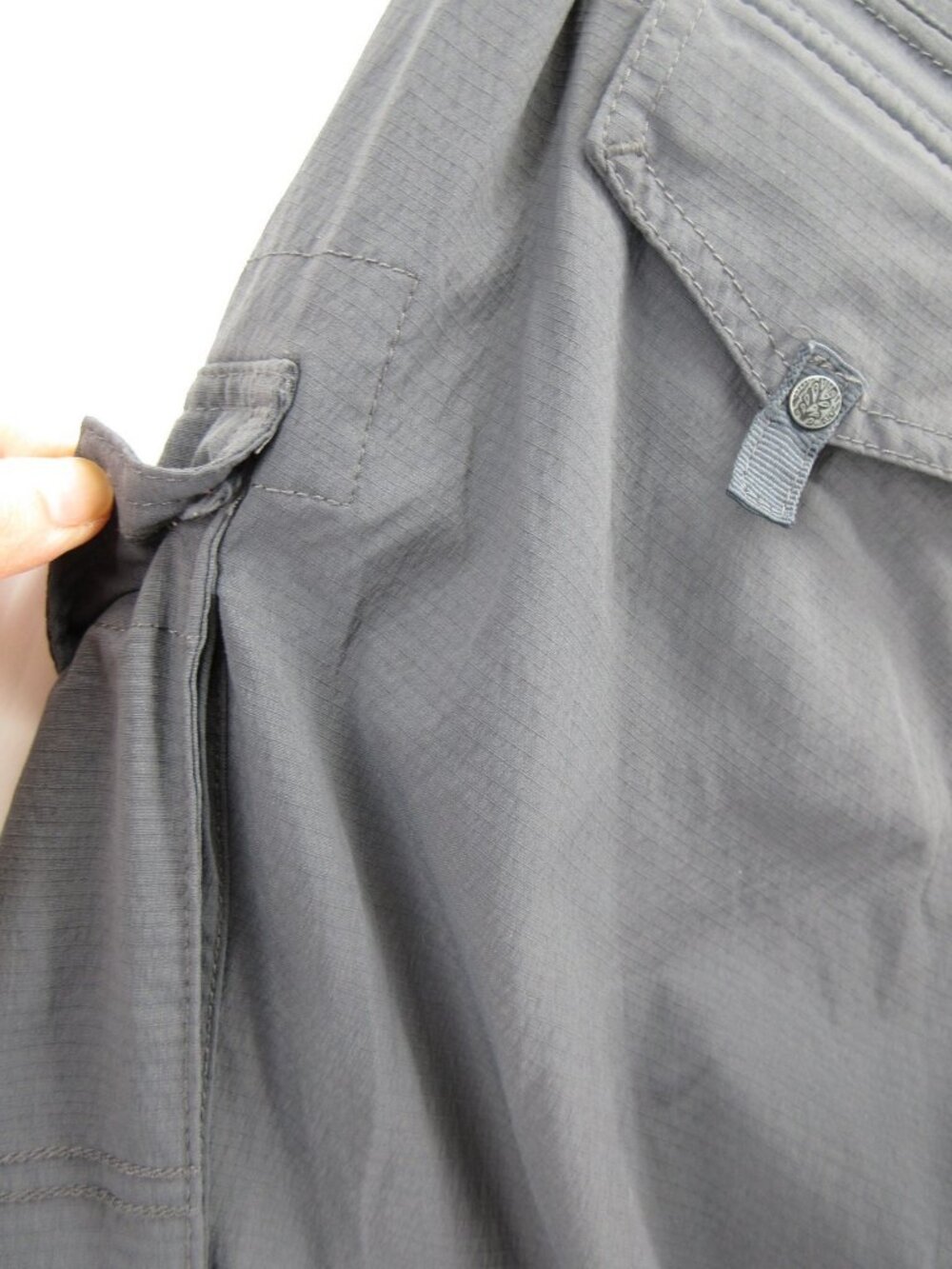 Prana Pants 0 Convertible Cargo Drawstring Ripstop Outdoor Travel - Picture 10 of 14
